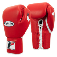 variant:red::Fighting Fury Professional Lace Training Gloves second view