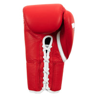 variant:red::Fighting Fury Professional Lace Training Gloves fourth view