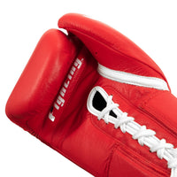 variant:red::Fighting Fury Professional Lace Training Gloves fifth view
