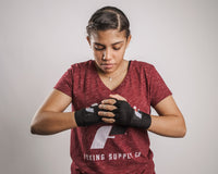 variant:Black::Fighting Semi-Elastic 180" Hand Wraps