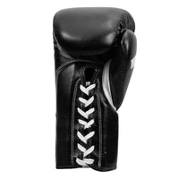 variant:Black::Fighting Fearless Certified Pro Fight Gloves II back view