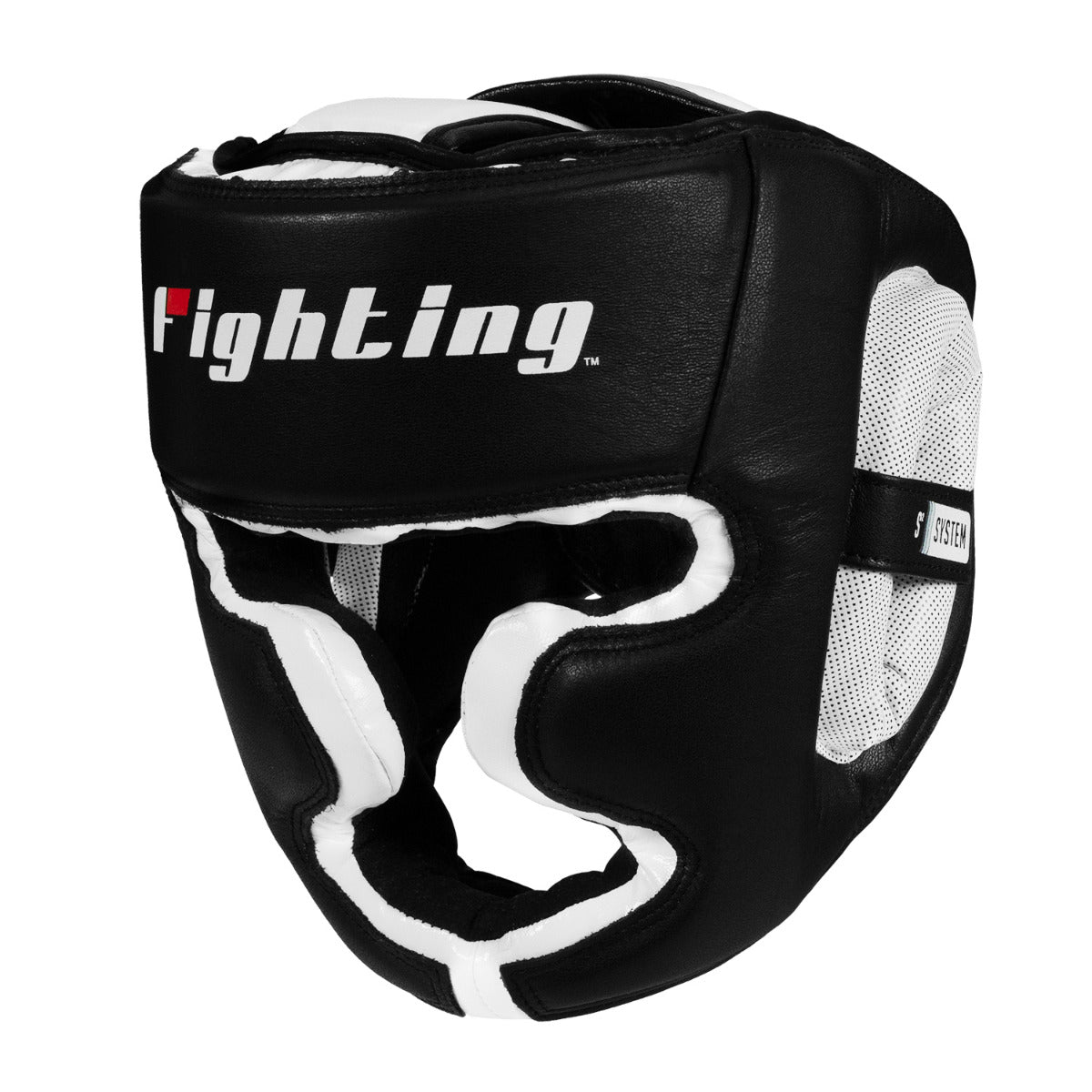 color:Black/White::Fighting S2 GEL Power Full Training Headgear
