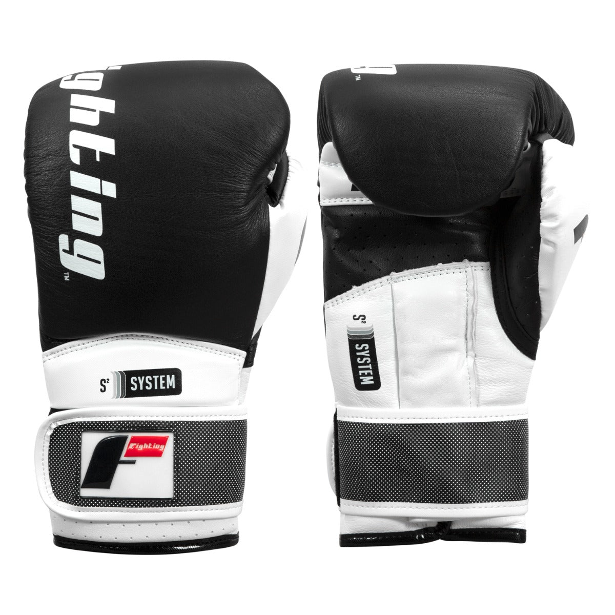 color:Black/White::Fighting S2 GEL Power Sparring Gloves