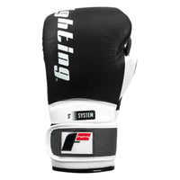 variant:Black/White::Fighting S2 GEL Power Sparring Gloves front view