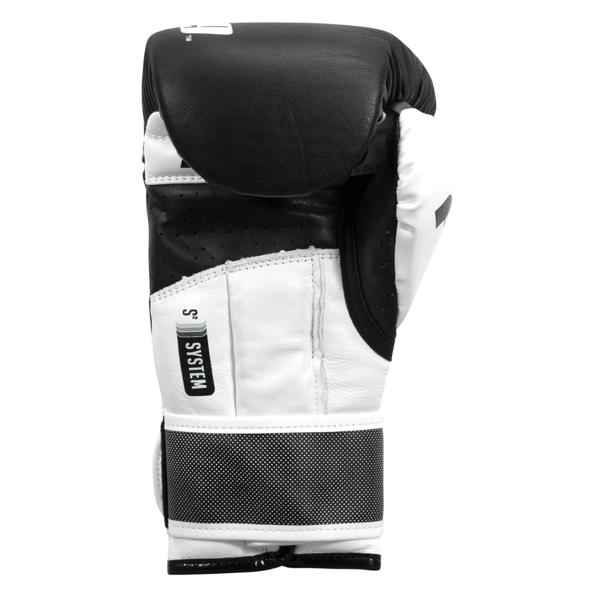 variant:Black/White::Fighting S2 GEL Power Sparring Gloves back view