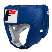 color:blue::Fighting USA Boxing Competition Open Face Headgear main view