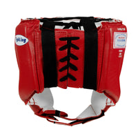 variant:red::Fighting USA Boxing Competition Open Face Headgear back view