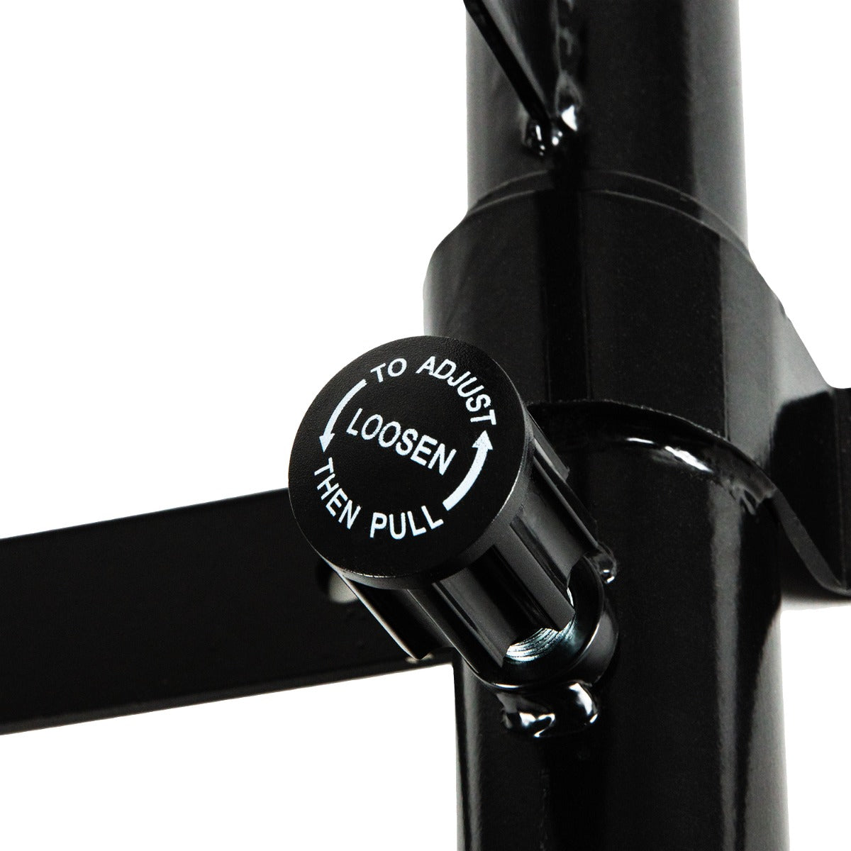 variant:lifestyle::Fighting Slip-N-Move Wallmount Hanger 2.0 close up of adjustment knob