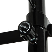 variant:lifestyle::Fighting Slip-N-Move Wallmount Hanger 2.0 close up of adjustment knob