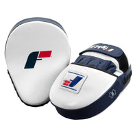 variant:lifestyle::Fighting Force Leather Punch Mitts mitts up and down view