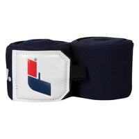 color:Blue/White::Fighting 180” Semi Elastic Hand Wraps