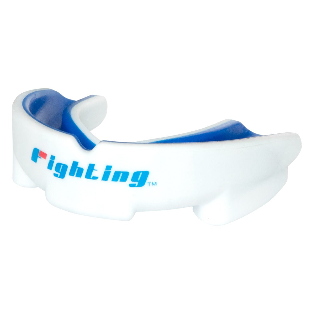 color:White/Blue::Fighting Fierce Professional Mouth Guard