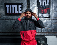 variant:lifestyle::TITLE Boxing Big Logo Banner on display on a wall