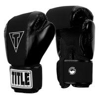 variant:black::TITLE Boxing Gel Washable Fitness Gloves 3.0 side view