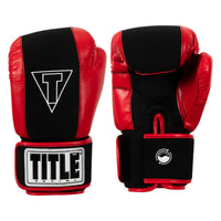 color:black/red::TITLE Boxing Gel Washable Fitness Gloves 3.0 main view