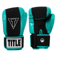 color:Black/Turquoise::TITLE Boxing Gel Washable Fitness Gloves 3.0 main view