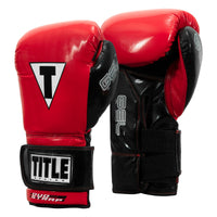 variant:Red/Black::TITLE Boxing Gel Glory Super Bag Gloves 2.0 side view