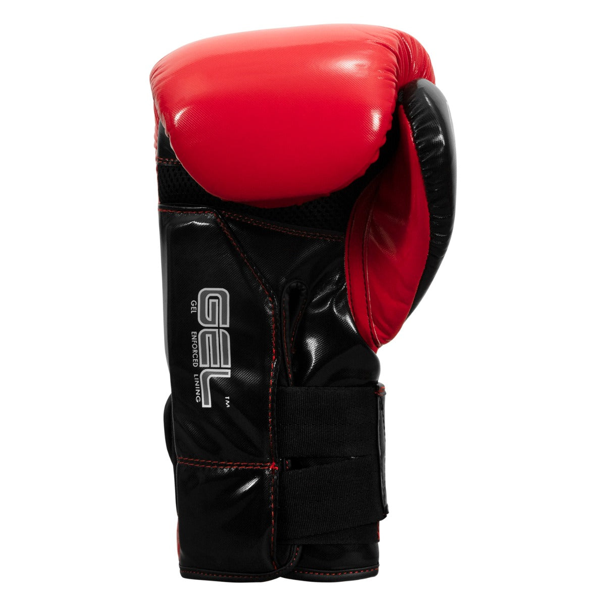 variant:Red/Black::TITLE Boxing Gel Glory Super Bag Gloves 2.0 palm view