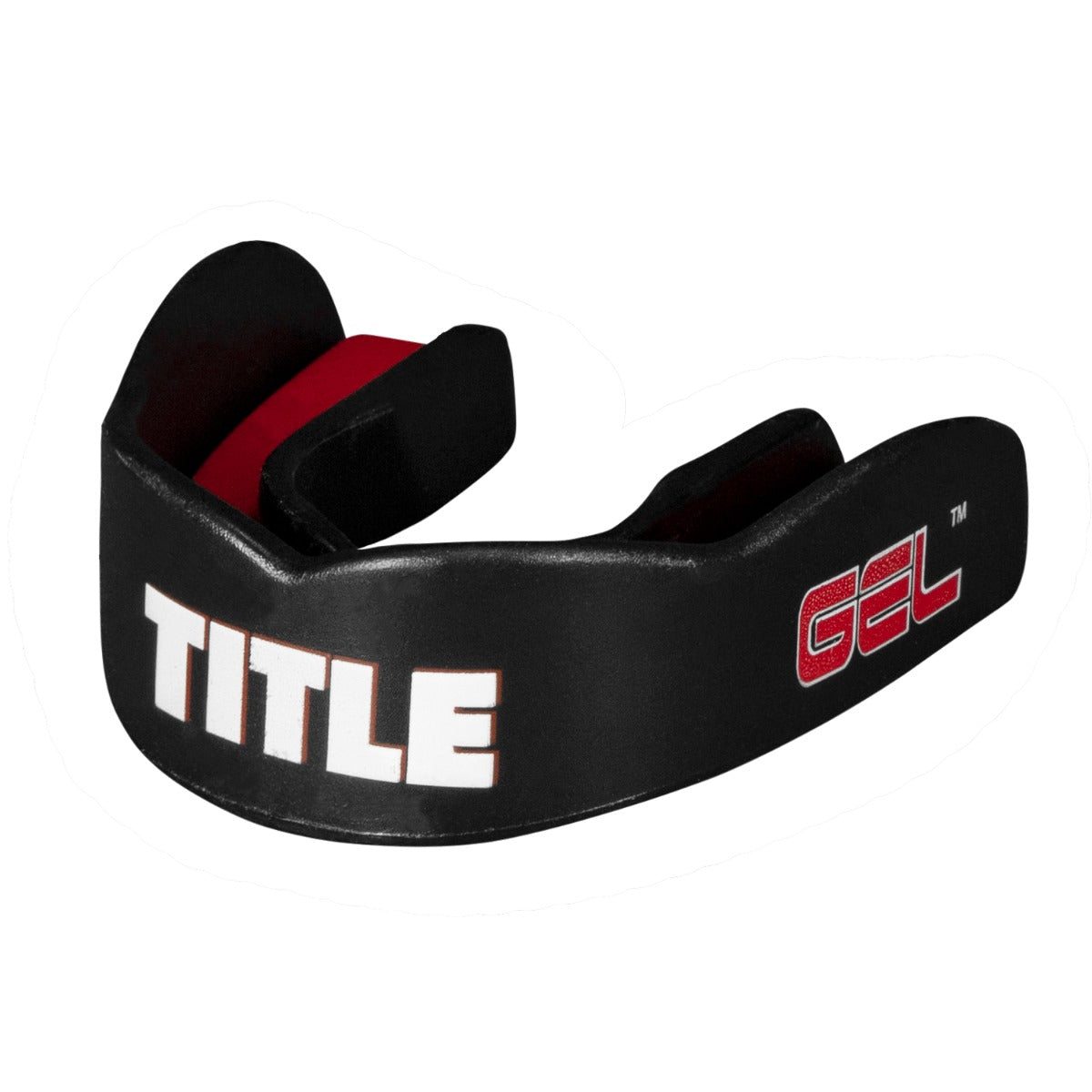 color:black/red::TITLE Boxing Gel Max Channel Mouth Guard 2.0 front view