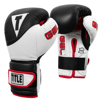 variant:Black/White::TITLE Boxing Gel Suspense Training Gloves second view