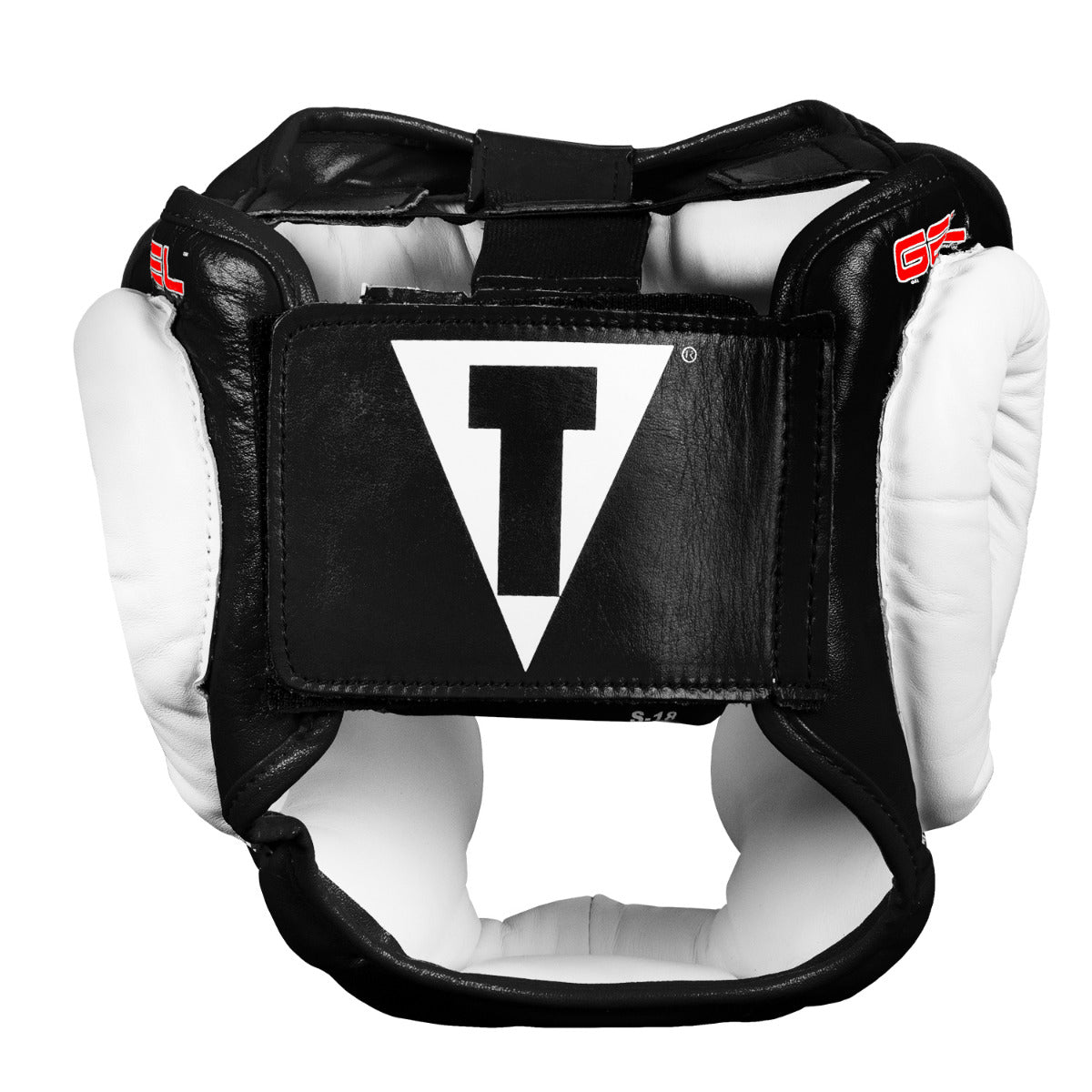 variant:Black::TITLE Boxing Gel World Full Face Training Headgear back view