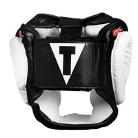 variant:Black::TITLE Boxing Gel World Full Face Training Headgear back view