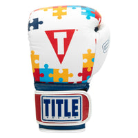 variant:lifestyle::TITLE Boxing Gel World V2T Limited Edition Autism Awareness Bag Gloves third view