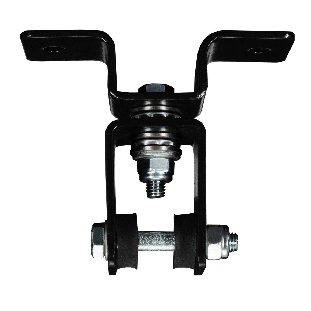 variant:lifestyle::TITLE Boxing Forged Steel Swivel Beam Hanger   closeup view