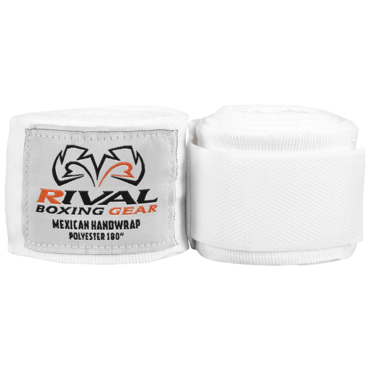color:white::Rival Boxing Mexican Hand Wraps 180" main view