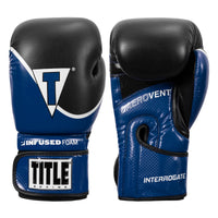 color:blue/black::TITLE Boxing Infused Foam Interrogate Training Gloves 2.0 main view