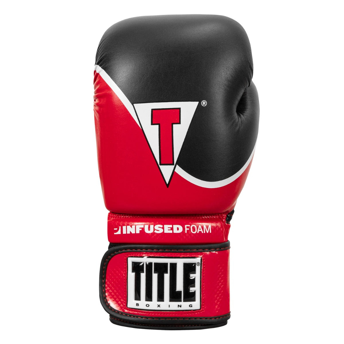 variant:red/black::TITLE Boxing Infused Foam Interrogate Training Gloves 2.0 third view