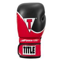 variant:red/black::TITLE Boxing Infused Foam Interrogate Training Gloves 2.0 third view