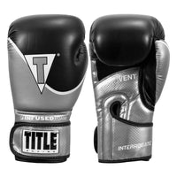 color:silver/black::TITLE Boxing Infused Foam Interrogate Training Gloves 2.0 main view