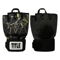 color:black/gold::TITLE Boxing Defender Sublimated Glove Wraps