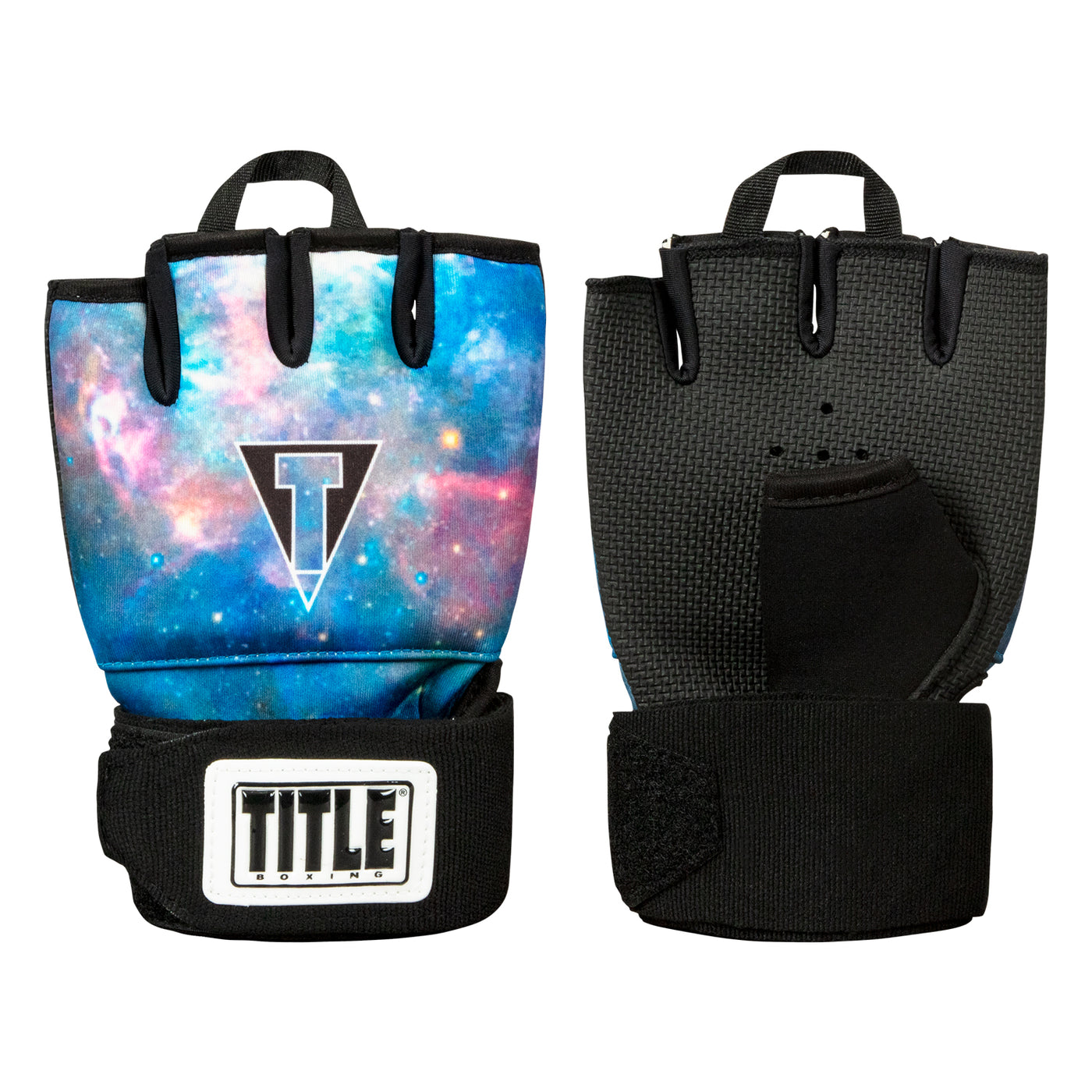 color:black::TITLE Boxing Defender Sublimated Glove Wraps