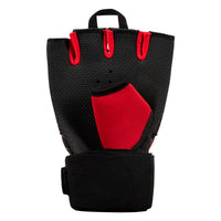 variant:black/red::TITLE Boxing Defender Sublimated Glove Wraps