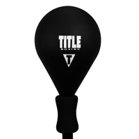 variant:lifestyle::TITLE Boxing Lightning Strike Pro Reflex Bag with Anchor close up view of reflex bag
