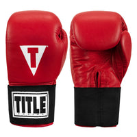 color:red::TITLE Boxing Masters USA Boxing Competition Gloves - Elastic main view