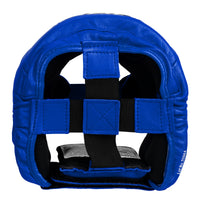 variant:blue::TITLE Boxing USA Boxing Masters Competition Headgear top view