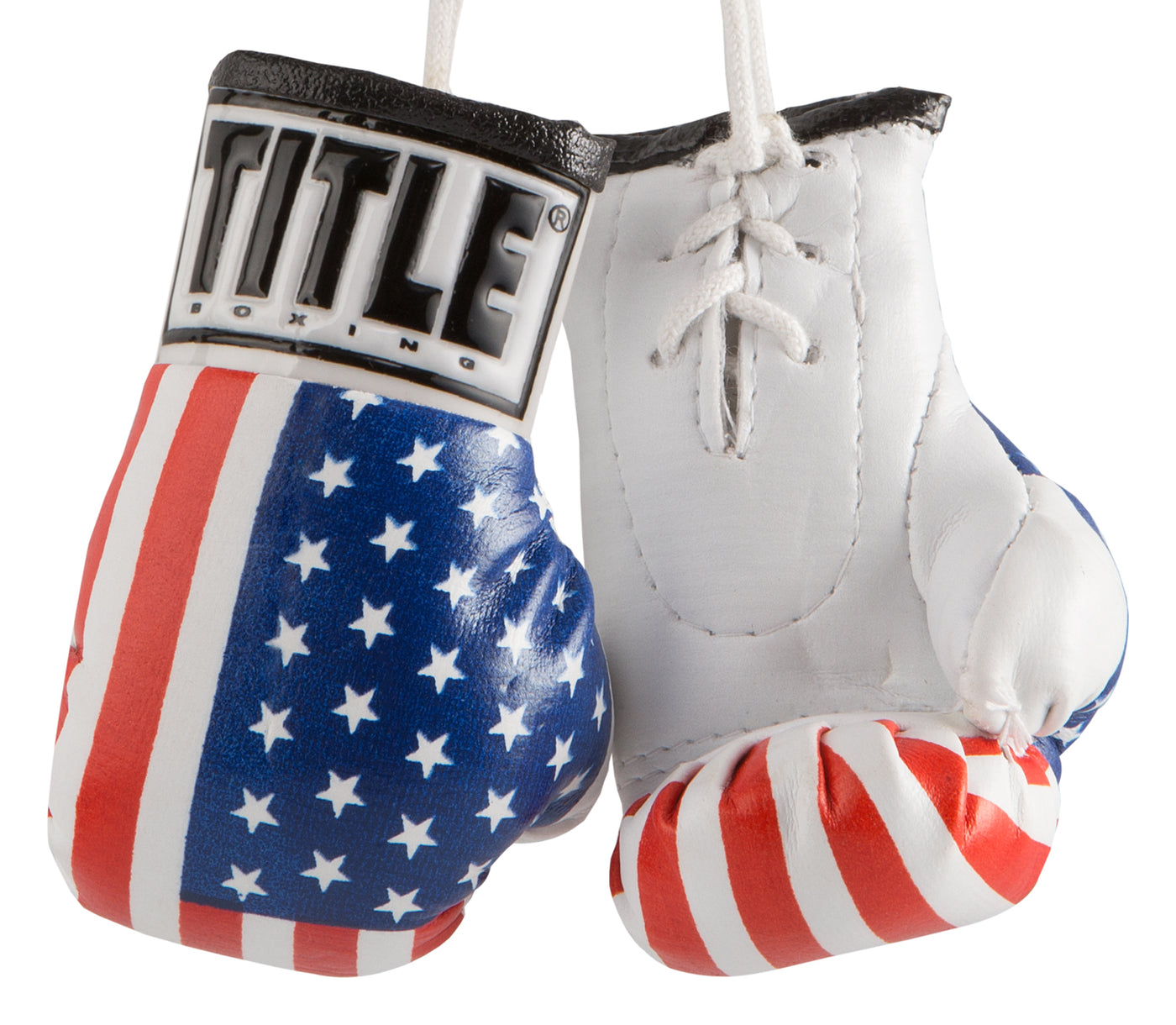 color:USA::TITLE Boxing 3.5” Mini Boxing Gloves main view