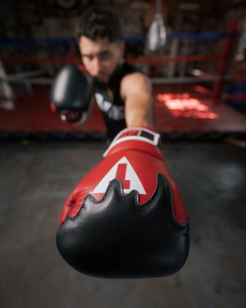 TITLE Boxing Gel Lava Leather Series Training Boxing Gloves