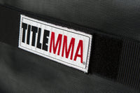 variant:lifestyle::TITLE MMA Blank Cage Bumper Pad close up view 