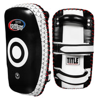 variant:lifestyle::TITLE Muay Thai Leather Contoured Thai Pads ( pair) main view