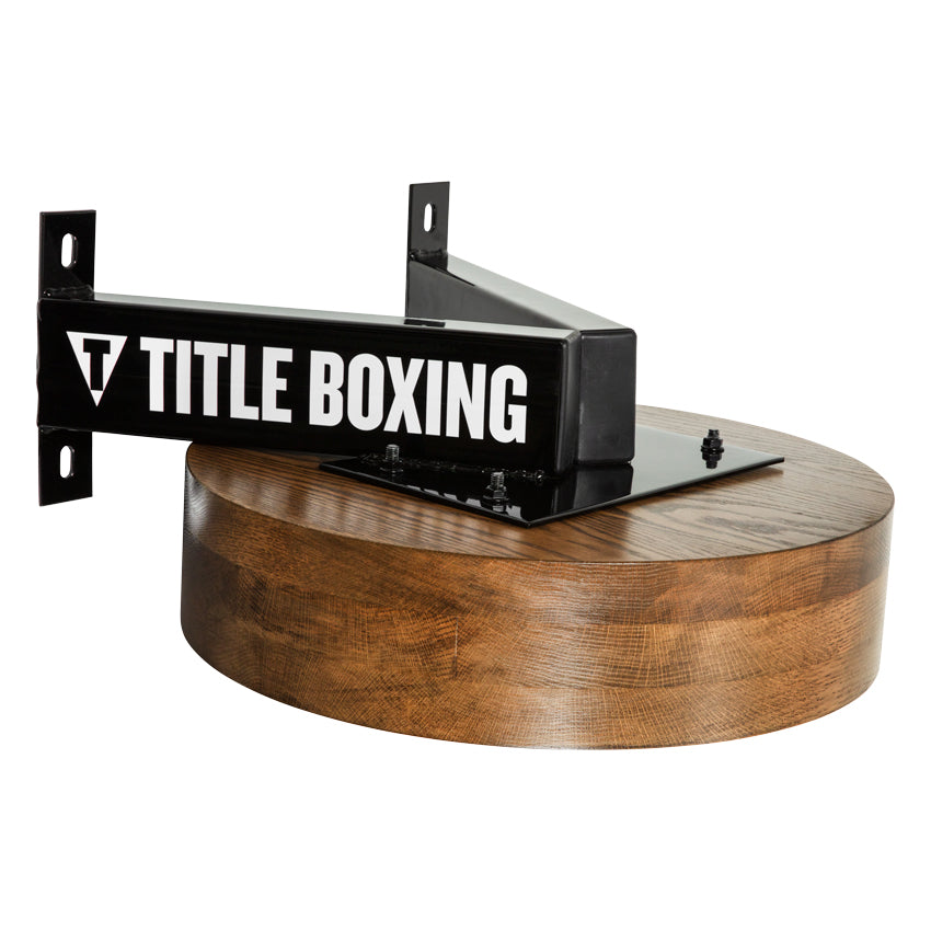variant:lifestyle::TITLE Boxing Oversized Professional Speed Bag Platform side view