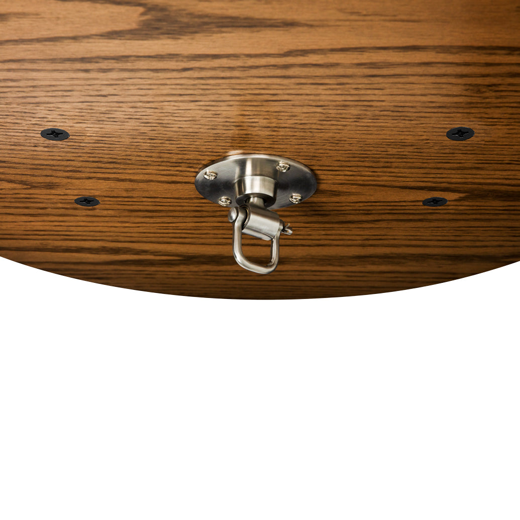 variant:lifestyle::TITLE Boxing Oversized Professional Speed Bag Platform close up of hardware