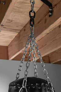variant:lifestyle::TITLE Platinum Pro Heavy Bag Chain & Swivel (Holds up to 250 lbs.) in use with a heavy bag