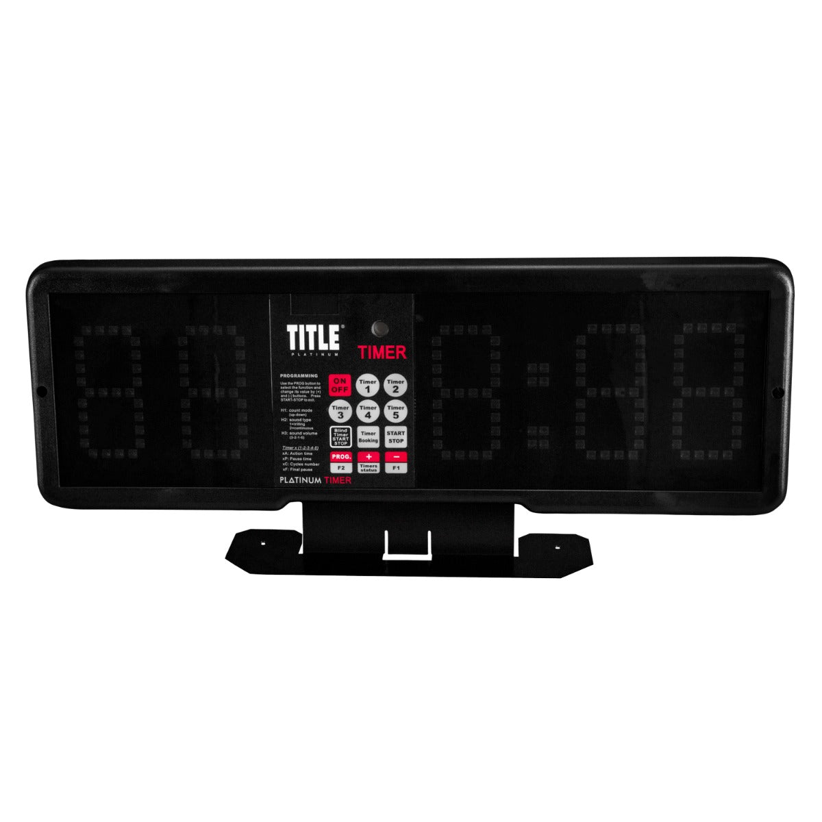 variant:lifestyle::TITLE Platinum Professional Fight & Gym Timer front view
