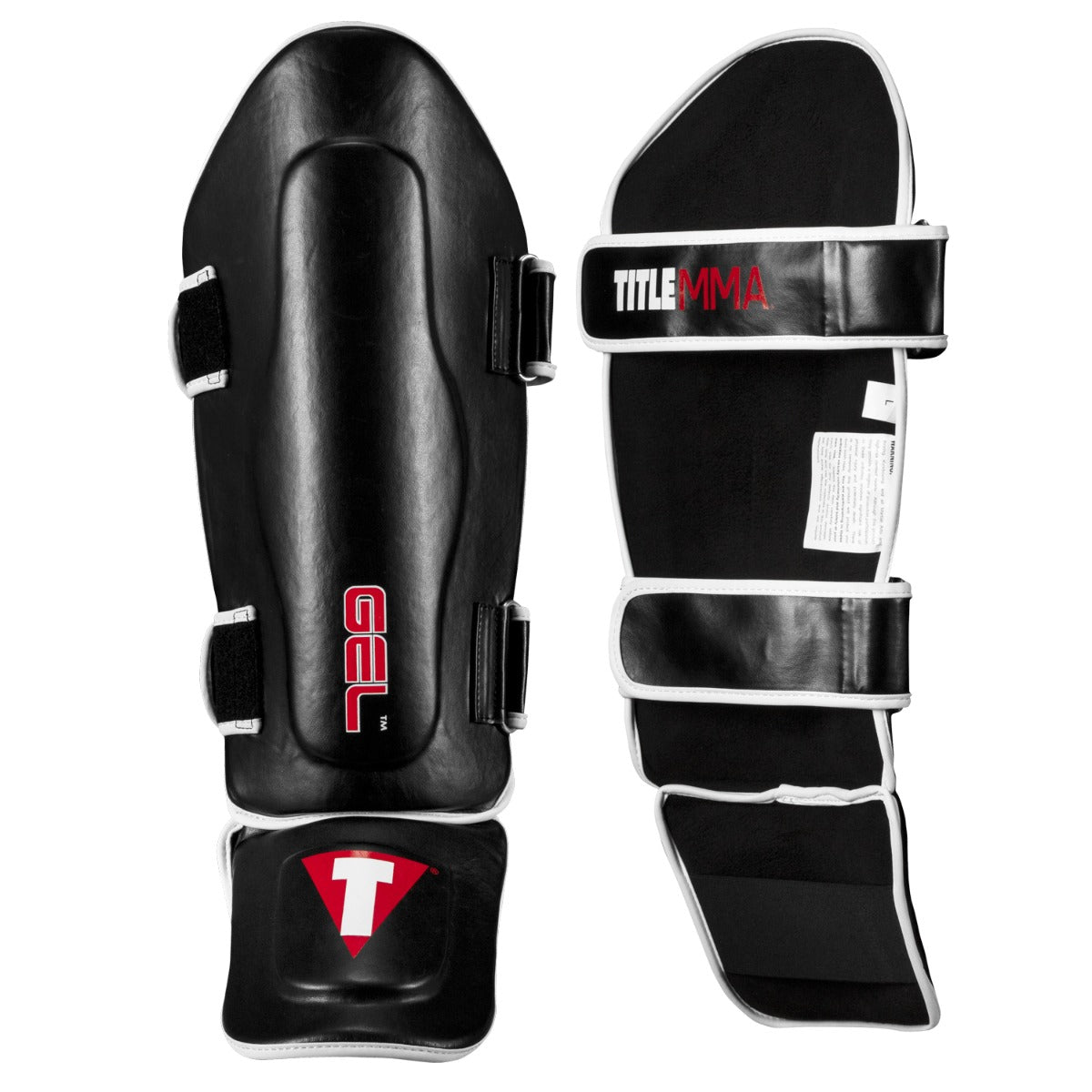 variant:lifestyle::TITLE MMA Perform World Pro Shin Guards 2.0 side view