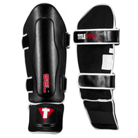 variant:lifestyle::TITLE MMA Perform World Pro Shin Guards 2.0 side view