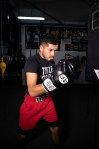 variant:Black::Pro Mex Professional Bag Gloves V3.0 man in gloves